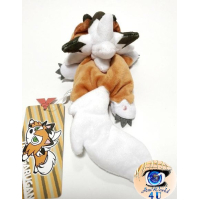 Officiële Pokemon center knuffel, Kuttari Lycanroc wakker 20cm lang 